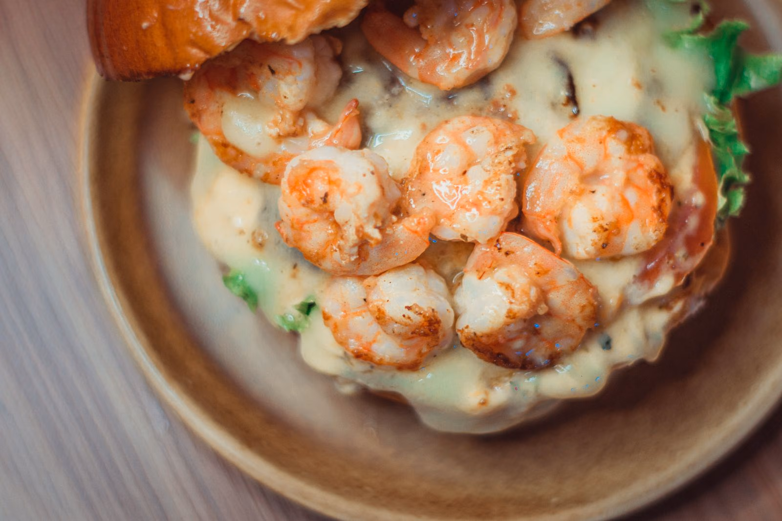 Caribbean Shrimp Burger