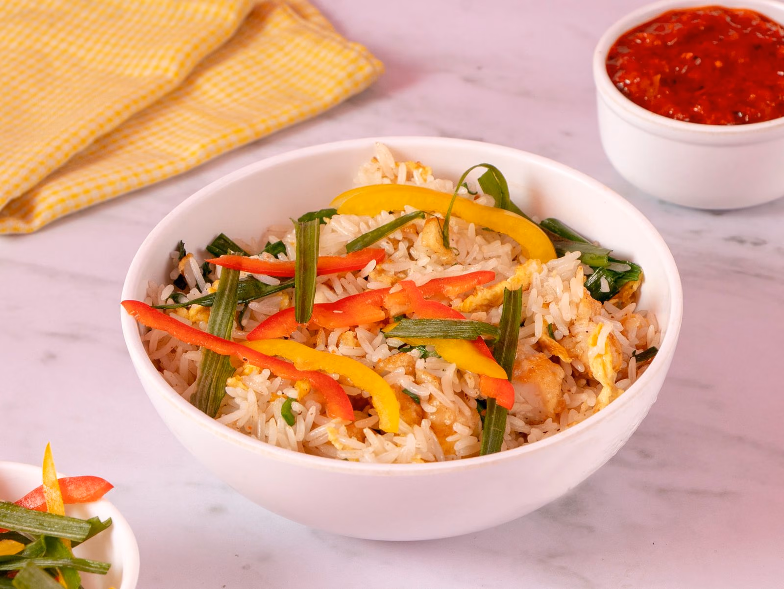 Arroz Frito con Pollo