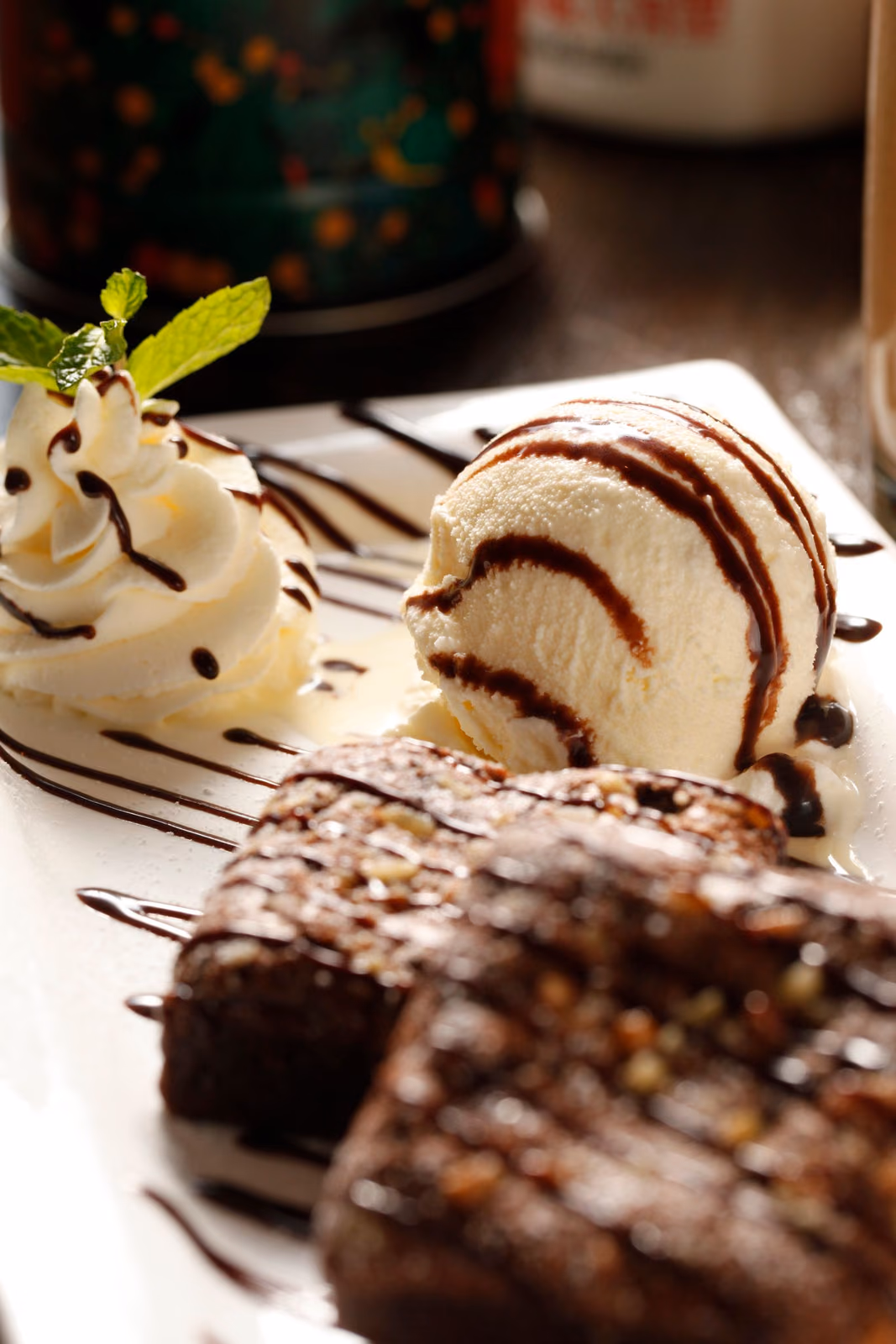 Brownie con Helado