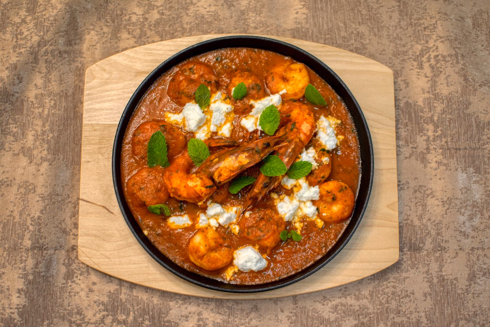 Camarones en Salsa de Coco