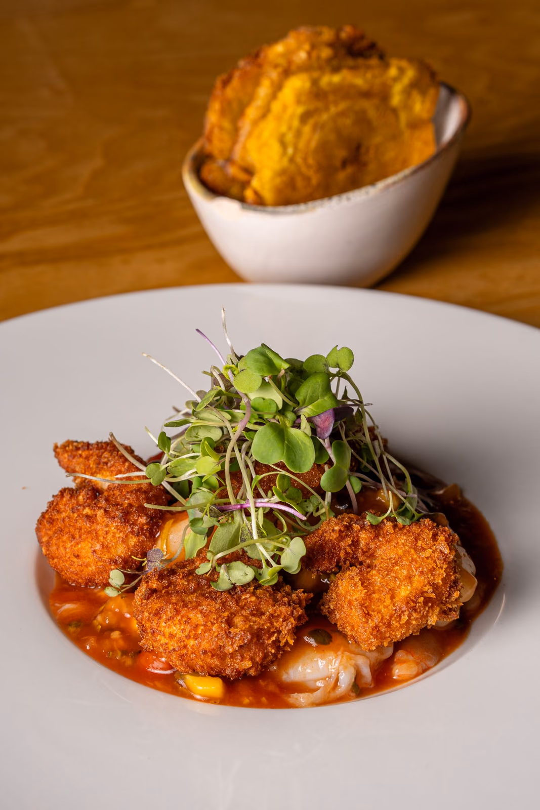 Tostones con Camarón